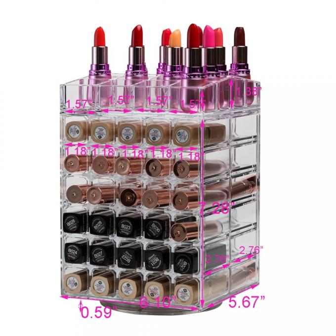 Xoay Acrylic Lipstick Holder, Spinning Lipstick Tower.jpg