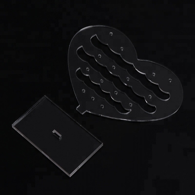 Trang điểm Acrylic Trang sức Mỹ phẩm Extension Kit Earring Hiển thị Stand