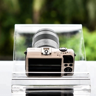 Countertop Acrylic Shop Hiển thị trong suốt rõ ràng Acrylic Camera Display Rack