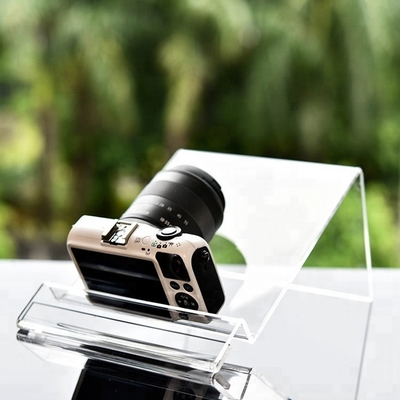 Countertop Acrylic Shop Hiển thị trong suốt rõ ràng Acrylic Camera Display Rack
