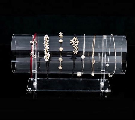 Rõ ràng Acrylic Trang sức Hiển thị Acrylic Bracelet Hiển thị Stand Oem Dịch vụ