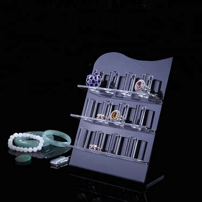 Minh bạch tùy chỉnh thiết kế acrylic vòng đeo tay hiển thị