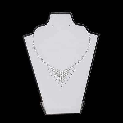 Tùy chỉnh Acrylic Necklace Đứng Flip Top Jewelry Hiển thị ứng dụng rộng rãi