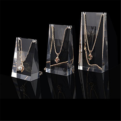 Hấp dẫn Luxury Acrylic Truy Cập Hàng Đầu Bộ Hiển Thị Trang Sức Dễ Dàng Làm Sạch
