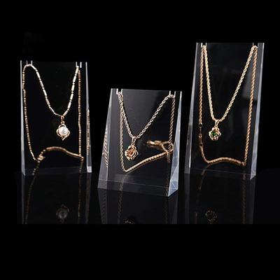 Hấp dẫn Luxury Acrylic Truy Cập Hàng Đầu Bộ Hiển Thị Trang Sức Dễ Dàng Làm Sạch