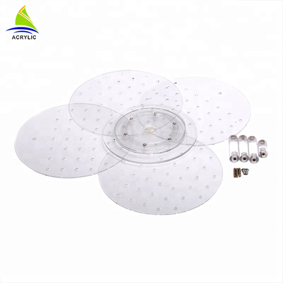 Acrylic truy cập hàng đầu trang sức Display Earring Hiển thị Stand Tray cho nhà bán lẻ