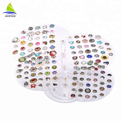 Acrylic truy cập hàng đầu trang sức Display Earring Hiển thị Stand Tray cho nhà bán lẻ