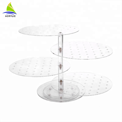 Acrylic truy cập hàng đầu trang sức Display Earring Hiển thị Stand Tray cho nhà bán lẻ