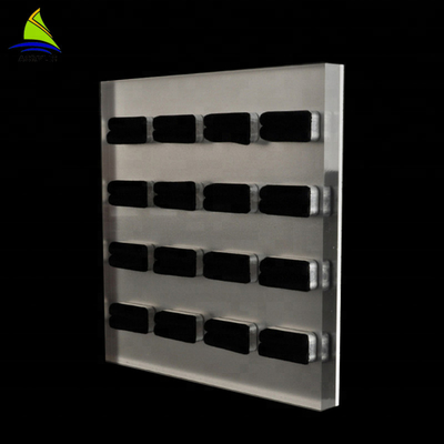3 mét Acrylic Trang Sức Hiển Thị Trang Sức Rack Hiển Thị Màu Đen Duy Nhất Acrylic Finger Nhẫn Chủ