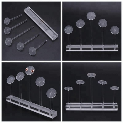Bộ hiển thị trường hợp hiển thị trang sức acrylic tùy chỉnh - Hiển thị trang sức bằng bông tai hàng đầu