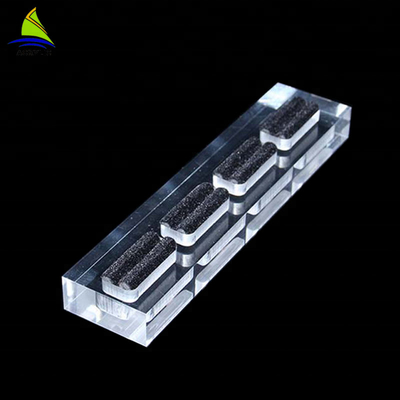 Máy tính để bàn Acrylic Jewelry Rack Hiển thị Tray Earring Nhẫn Necklace Hiển thị