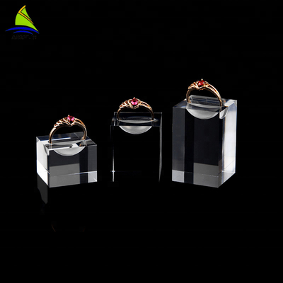 Triển lãm đồ trang sức chuyên nghiệp đứng Độc nhẫn trang sức Display ROHS chứng nhận