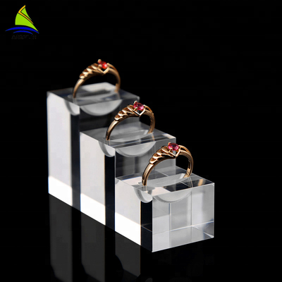 Triển lãm đồ trang sức chuyên nghiệp đứng Độc nhẫn trang sức Display ROHS chứng nhận