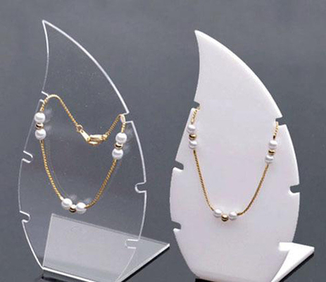 Thiết kế mới có thể tháo rời rõ ràng acrylic bông tai và vòng cổ bộ hiển thị đồ trang sức