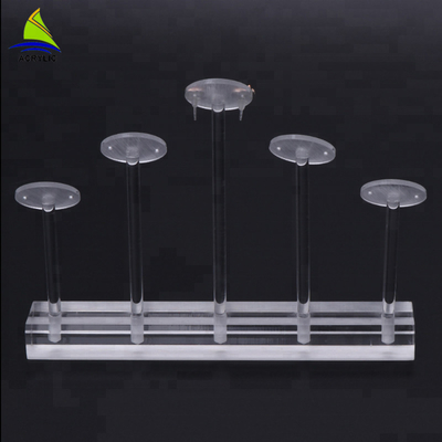 Máy tính để bàn Acrylic Tuỳ trắng bông tai hiển thị cây