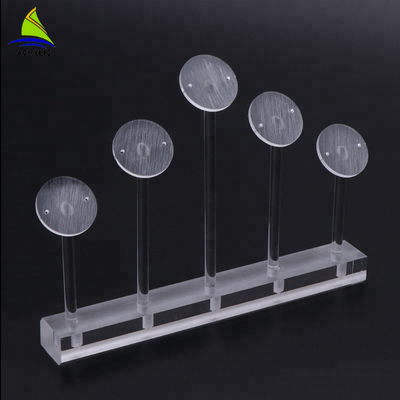 Máy tính để bàn Acrylic Tuỳ trắng bông tai hiển thị cây