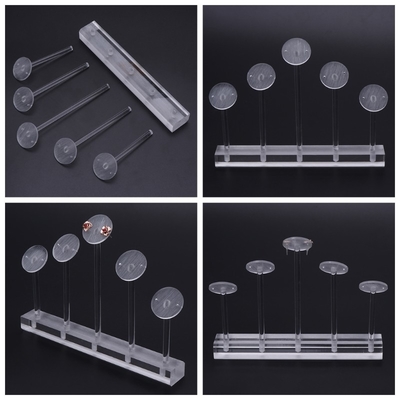 Máy tính để bàn Acrylic Tuỳ trắng bông tai hiển thị cây