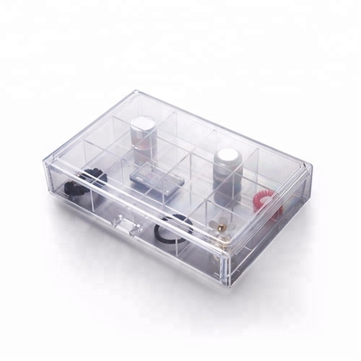 Tùy chỉnh Acrylic Mỹ phẩm Hiển thị ngăn Acrylic Hộp lưu trữ đồ trang sức