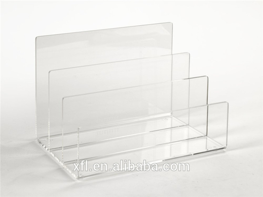 Cao minh bạch cao cấp văn phòng nhà rõ ràng Acrylic tập tin Organizer chủ