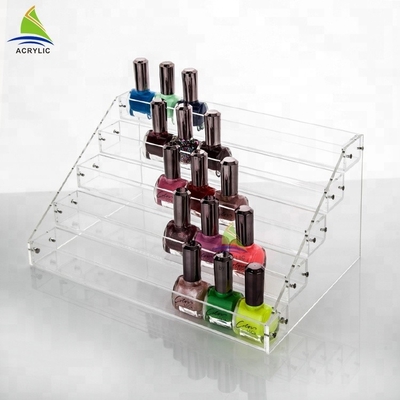 Tùy chỉnh Acrylic Hiển thị mỹ phẩm Trung tâm mua sắm Acrylic sơn móng tay tinh dầu hiển thị giá