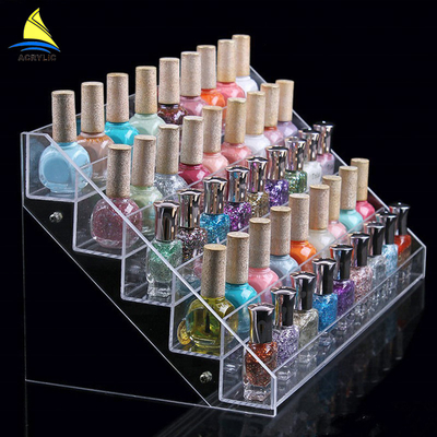 5 tầng tầng acrylic hiển thị đứng Acrylic cầu thang bước Risers cho khách sạn