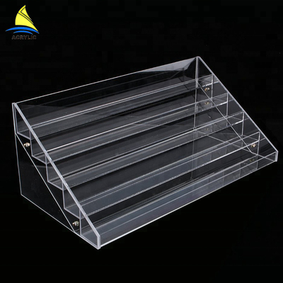 5 tầng tầng acrylic hiển thị đứng Acrylic cầu thang bước Risers cho khách sạn