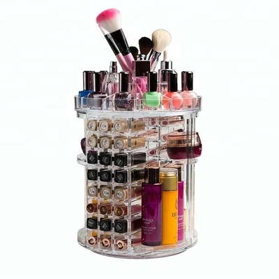 Rõ ràng thời trang Acrylic mỹ phẩm Hiển thị xoay Acrylic Lipstick Organizer