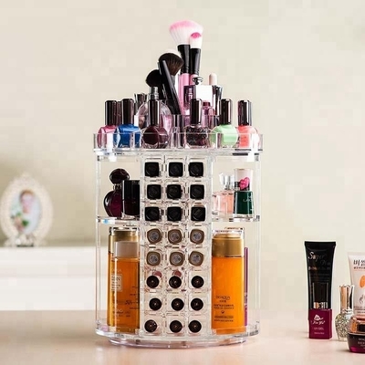 Rõ ràng thời trang Acrylic mỹ phẩm Hiển thị xoay Acrylic Lipstick Organizer