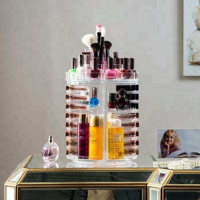 Rõ ràng thời trang Acrylic mỹ phẩm Hiển thị xoay Acrylic Lipstick Organizer