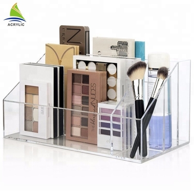 Tinh thể acrylic trong suốt tạo nên tổ chức hiện đại acrylic mỹ phẩm tổ chức