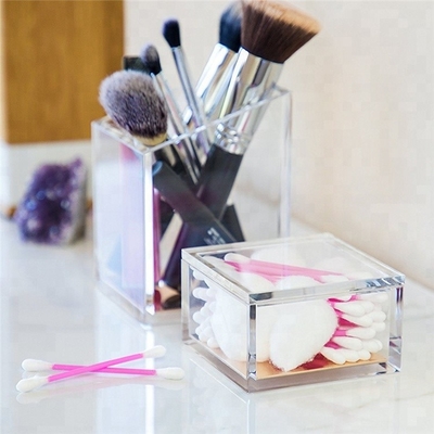 Tinh thể acrylic trong suốt tạo nên tổ chức hiện đại acrylic mỹ phẩm tổ chức