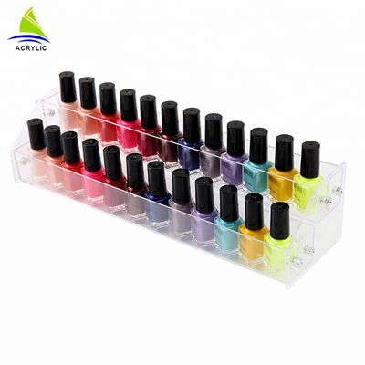 Tầng Acrylic Hiển Thị Mỹ Phẩm Chất Liệu Acrylic Nail Polish Chai Đứng Chủ Mỹ Phẩm Organizer