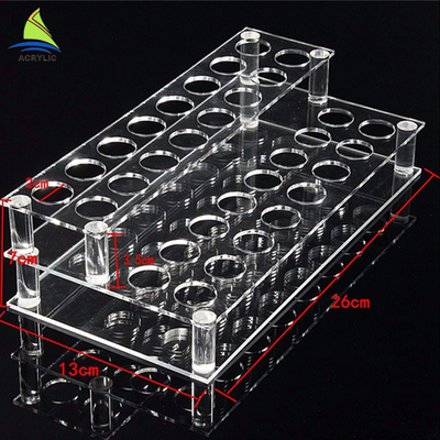 Rõ ràng minh bạch Mỹ phẩm truy cập Acrylic Lip Gloss Display Frame