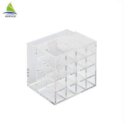 Trong suốt hai bên Brush Holder / Acrylic Lipstick Tower