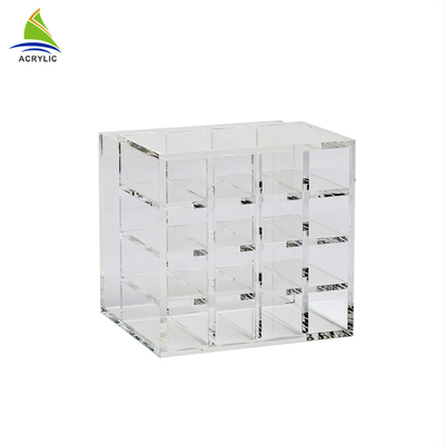 Trong suốt hai bên Brush Holder / Acrylic Lipstick Tower