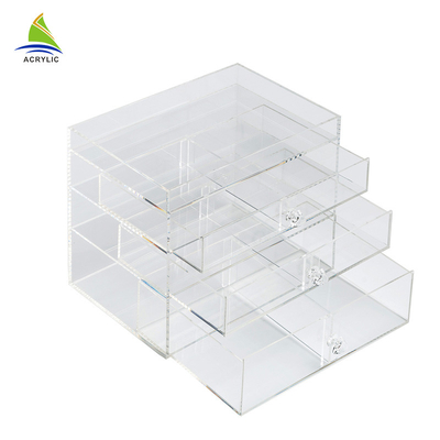 Bán buôn 3 ngăn kéo acrylic mỹ phẩm tổ chức