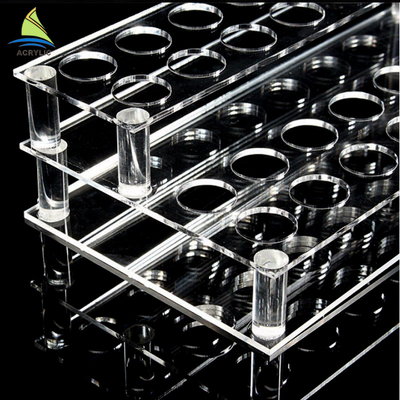 Countertop Makeup Organizer Mỹ phẩm Acrylic Lipstick Chủ kim cương đánh bóng