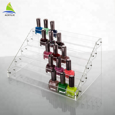 Bảng hàng đầu Acrylic Tầng Hiển thị Kệ Giữ Acrylic Nail Polish Rack hiển thị