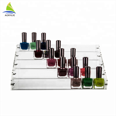 Bảng hàng đầu Acrylic Tầng Hiển thị Kệ Giữ Acrylic Nail Polish Rack hiển thị