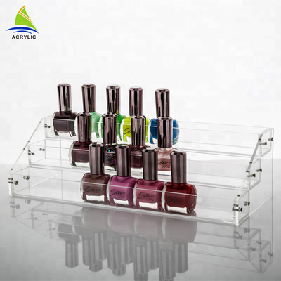 Bảng hàng đầu Acrylic Tầng Hiển thị Kệ Giữ Acrylic Nail Polish Rack hiển thị