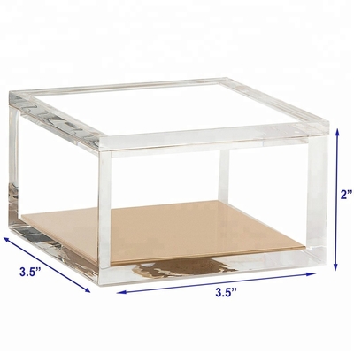 Acrylic trang điểm tổ chức Acrylic mỹ phẩm lưu trữ hộp khay chứng nhận CE
