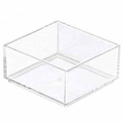Acrylic trang điểm tổ chức Acrylic mỹ phẩm lưu trữ hộp khay chứng nhận CE