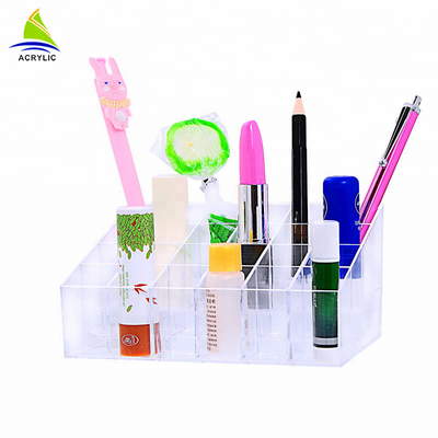 3mm đa chức năng acrylic mỹ phẩm tổ chức 1 ngăn kéo với 24 ngăn