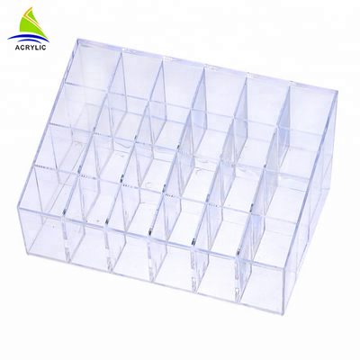 3mm đa chức năng acrylic mỹ phẩm tổ chức 1 ngăn kéo với 24 ngăn