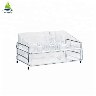 Tuyệt vời cáp Organizer nước hoa hộp trang sức, Acrylic mỹ phẩm hiển thị