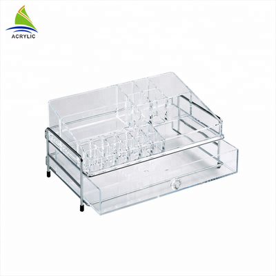 Tuyệt vời cáp Organizer nước hoa hộp trang sức, Acrylic mỹ phẩm hiển thị