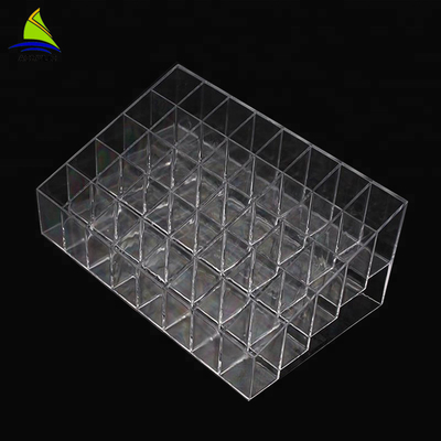Trong suốt Acrylic Trang điểm 24 Lưới Lipstick Hiển thị lưu trữ / Organizer Box
