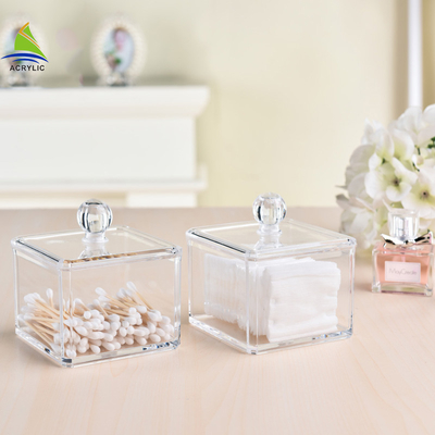 New Style Vanity Container Nhôm Acrylic Trang Điểm Hộp Lưu Trữ