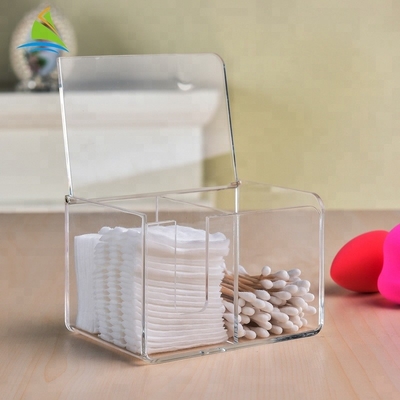 Thời trang nóng bán lật mỹ phẩm Acrylic trang điểm bông hộp
