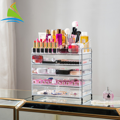 Món quà Giáng sinh Trang điểm nhỏ gọn Acrylic Blush Organizer